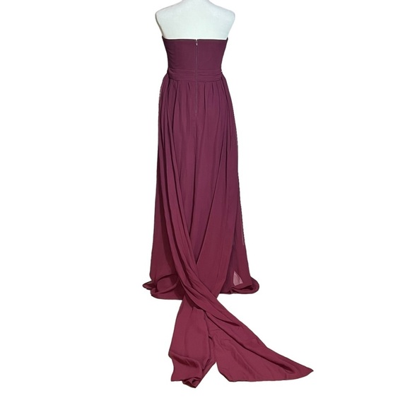 Birdy Grey Grace Convertible Formal Bridesmaid Dress, Cabernet, NWT, Small - Picture 3 of 11